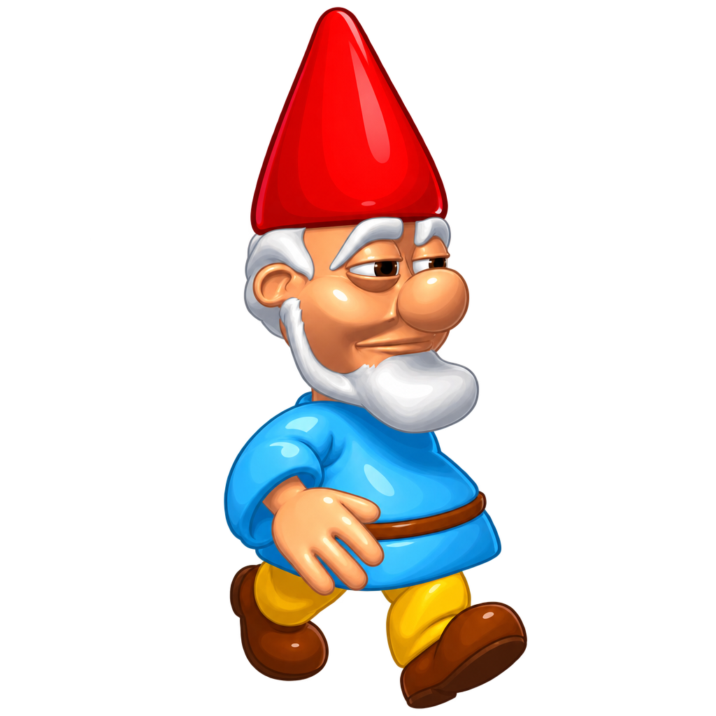 Chad Gnome mascot mark